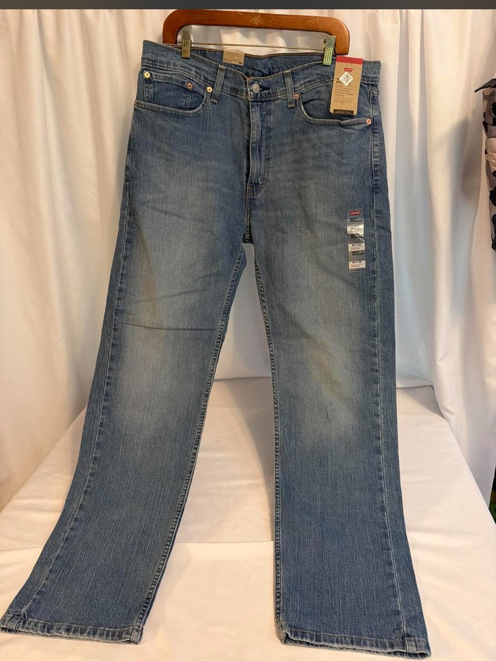 Levi's Men's Bootcut Jeans in Light Blue Wash